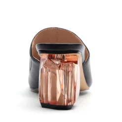 Women's Clear Block Heel Mules Slip-on Pointed Shoes -Ladies Fashion Shoes 2021 spring women s clear block heel mules slip on shoes 7 1 1.jpg.mst