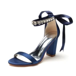 Open Toe Back Bow Wedding Sandals Rhinestone Ankle Strap Heels Shoes -Ladies Fashion Shoes 2022 13ks 10 1.jpg.mst