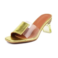 Clear Heels Mirror Slide Sandals Low Block Heels -Ladies Fashion Shoes 2022 clear heels mirror slide sandals low block heels 21 1 1.jpg.mst