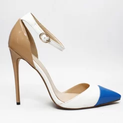 High Heels 5 Inch Work Shoes D'orsay Stilettos Pumps With Ankle Strap -Ladies Fashion Shoes ankle strap high heels 5 inch work shoes d orsay stilettos pumps 11 1.jpg.mst