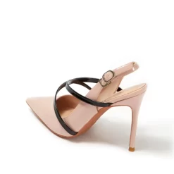 Blush Patent Leather Criss-Cross Stiletto Heel Slingback Dancing Pumps -Ladies Fashion Shoes blush patent leather criss cross stiletto heel slingback dancing pumps 3 .jpg.mst