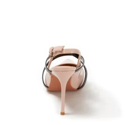 Blush Patent Leather Criss-Cross Stiletto Heel Slingback Dancing Pumps -Ladies Fashion Shoes blush patent leather criss cross stiletto heel slingback dancing pumps 4 .jpg.mst