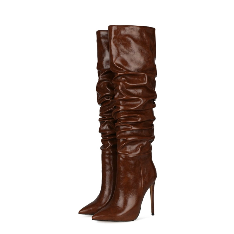 Classic Women's Stiletto Heel Over-the-Knee Dancing Boots - Image 7