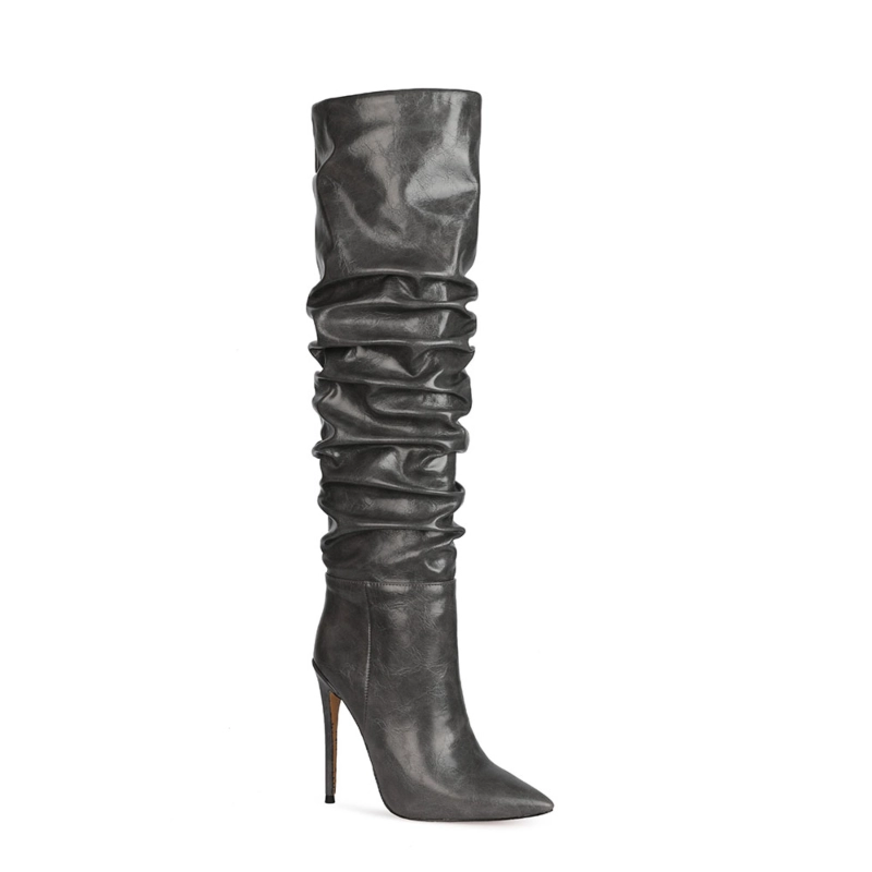 Classic Women's Stiletto Heel Over-the-Knee Dancing Boots - Image 17
