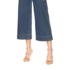 Clear Rhinestone Strappy Stiletto Sandals Transparent Ankle Strap Buckle Heels -Ladies Fashion Shoes clear ankle strap open toe stiletto strappy sandals rhinestones pvc shoes 5 .jpg.mst