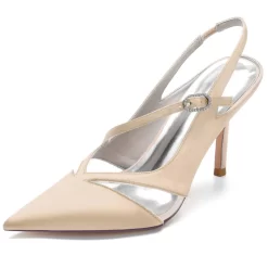 Clear Satin Slingbacks Heels Closed Toe Cross Strap Bridal Shoes 17 Clear Satin Slingbacks Heels Closed Toe Cross Strap Bridal Shoes -Ladies Fashion Shoes clear satin slingbacks heels closed toe cross strap bridal shoes 11 1.jpg.mst