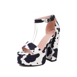Cow Print Block Heel Platform Sandals Ankle Strap Chunky Platform Buckle Shoes 38 Cow Print Block Heel Platform Sandals Ankle Strap Chunky Platform Buckle Shoes -Ladies Fashion Shoes cow print block heel platform sandals ankle strap chunky platform shoes 3 1 1.jpg.mst