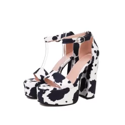Cow Print Block Heel Platform Sandals Ankle Strap Chunky Platform Buckle Shoes 39 Cow Print Block Heel Platform Sandals Ankle Strap Chunky Platform Buckle Shoes -Ladies Fashion Shoes cow print block heel platform sandals ankle strap chunky platform shoes 4 1 1.jpg.mst