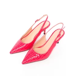 Croc Print Kitten Heel Slingback Pumps Comfy Slingbacks Low Heel -Ladies Fashion Shoes croc print kitten heel slingback pumps comfy slingbacks low heel 4 1.jpg.mst