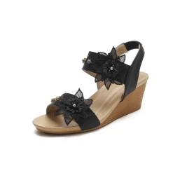 Exotic Flower Open Toe Band Wedge Sandals Gladiator Sandals 31 Exotic Flower Open Toe Band Wedge Sandals Gladiator Sandals -Ladies Fashion Shoes exotic flower open toe band wedge sandals summer shoes 3 1.jpg.mst