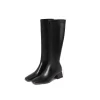 Fashion Chunky Heel Zipper Women's Knee High Boots -Ladies Fashion Shoes fashion chunky heel zipper women s knee high boots 4 2.jpg.mst