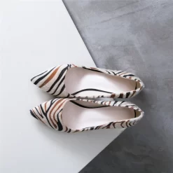 Leopard Print Heeled Pointed Toe Stiletto Pumps -Ladies Fashion Shoes faux fur zebra print shoes pumps 4 inch stiletto heels with pointed toe 16 1.jpg.mst