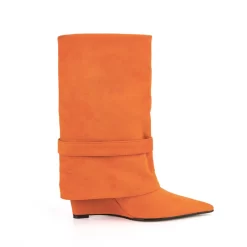 Foldover Mid-Calf Boots Wedge Heel Women Boots 39 Foldover Mid-Calf Boots Wedge Heel Women Boots -Ladies Fashion Shoes foldover mid calf boots wedge heel women boots 12 1.jpg.mst