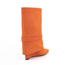 Foldover Mid-Calf Boots Wedge Heel Women Boots 40 Foldover Mid-Calf Boots Wedge Heel Women Boots -Ladies Fashion Shoes foldover mid calf boots wedge heel women boots 13 1.jpg.mst