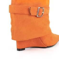 Foldover Mid-Calf Boots Wedge Heel Women Boots 41 Foldover Mid-Calf Boots Wedge Heel Women Boots -Ladies Fashion Shoes foldover mid calf boots wedge heel women boots 14 1.jpg.mst