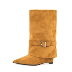 Foldover Mid-Calf Boots Wedge Heel Women Boots 24 Foldover Mid-Calf Boots Wedge Heel Women Boots -Ladies Fashion Shoes foldover mid calf boots wedge heel women boots 23 1.jpg.mst