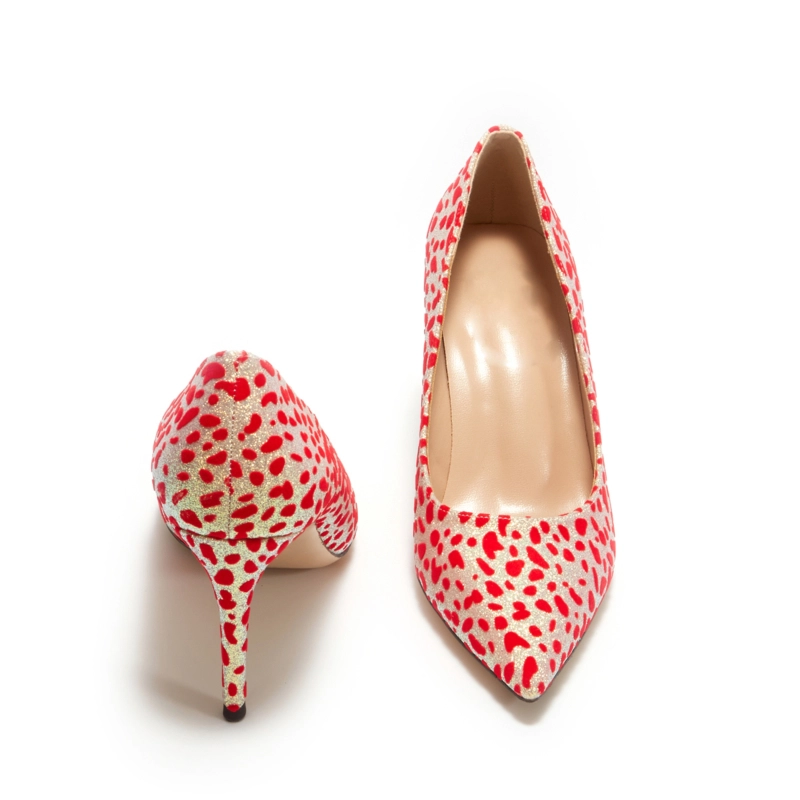 Fashion Glitter Leopard Prints Stilettos Heeled Pumps Dresses Dance High Heels For Women 20 Fashion Glitter Leopard Prints Stilettos Heeled Pumps Dresses Dance High Heels For Women - Image 18