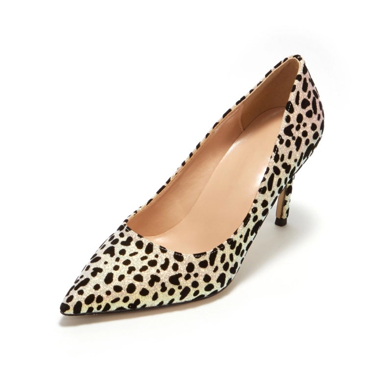 Fashion Glitter Leopard Prints Stilettos Heeled Pumps Dresses Dance High Heels For Women 7 Fashion Glitter Leopard Prints Stilettos Heeled Pumps Dresses Dance High Heels For Women - Image 5