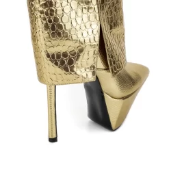 Golden Platform Pointed Toe Stilettos Fold-over Knee High Boots -Ladies Fashion Shoes golden platform pointed toe stilettos fold over knee high boots 8 1.jpg.mst