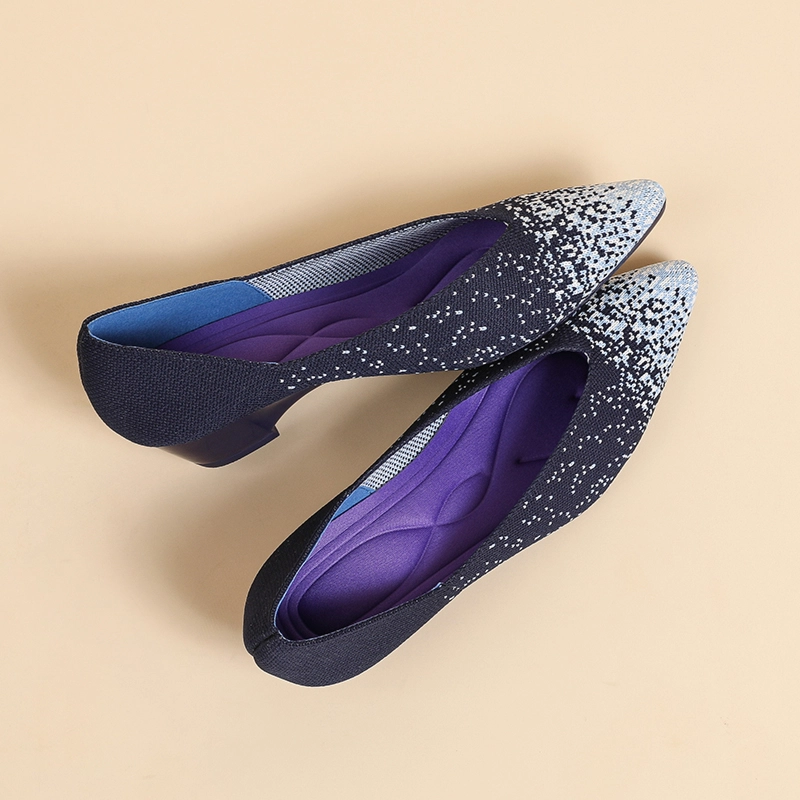 Gradient Wedge Heel Pumps Low Wedges V Vmap Dance Shoes 12 Gradient Wedge Heel Pumps Low Wedges V Vmap Dance Shoes - Image 10