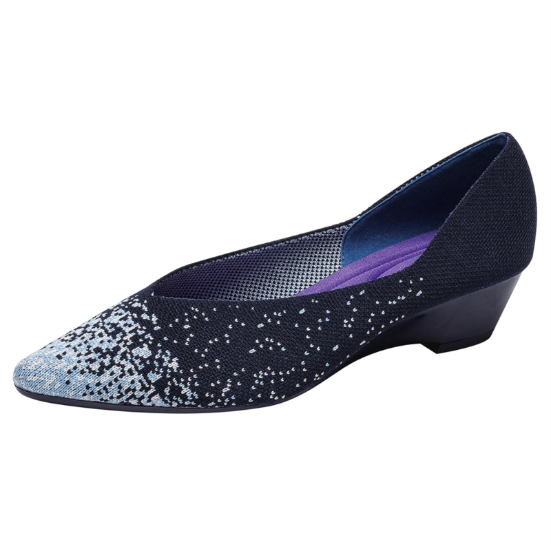 Gradient Wedge Heel Pumps Low Wedges V Vmap Dance Shoes 8 Gradient Wedge Heel Pumps Low Wedges V Vmap Dance Shoes - Image 6