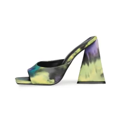 Graffiti Square Toe Slide Party Sandal High Heels PU Mule Sandals -Ladies Fashion Shoes graffiti square toe slide party sandal high heels pu mule sandals 12 1 1.jpg.mst