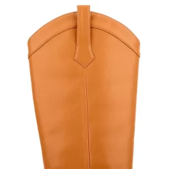 Women's Vegan Leather Western Cowboy Boots Block Heel Riding Boots Mid Calf Boots -Ladies Fashion Shoes hs1207 184 1.jpg.mst