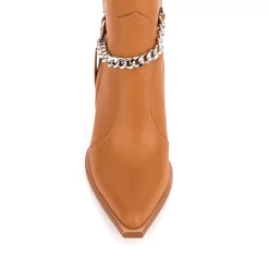 Women's Vegan Leather Western Cowboy Boots Block Heel Riding Boots Mid Calf Boots -Ladies Fashion Shoes hs1207 185 1.jpg.mst