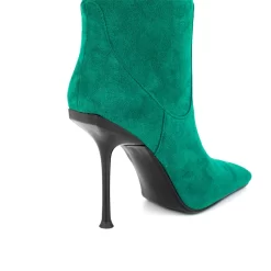 Women's Suede Square Toe Knee High Heel Boots 31 Women's Suede Square Toe Knee High Heel Boots -Ladies Fashion Shoes hs1207 208 1 1.jpg.mst