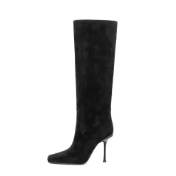 Women's Suede Square Toe Knee High Heel Boots 26 Women's Suede Square Toe Knee High Heel Boots -Ladies Fashion Shoes hs1207 217 1.jpg.mst