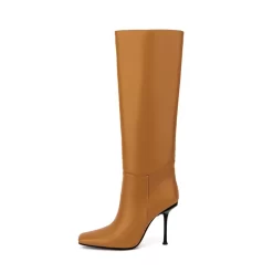 Women's Square Toe Knee High Heel Boots -Ladies Fashion Shoes hs1207 232 1.jpg.mst