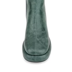 Women's Vegan Leather Round Toe Block Heel Ankle Boots -Ladies Fashion Shoes hs1207 469 1.jpg.mst