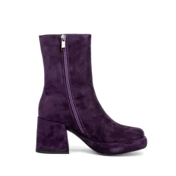 Women's Vegan Leather Round Toe Block Heel Ankle Boots -Ladies Fashion Shoes hs1207 481 1.jpg.mst