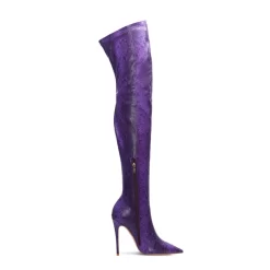 Fashion Snake Embossed Pointed Toe Stilettos Over-the-knee Boots -Ladies Fashion Shoes img wj008 07 1.jpg.mst