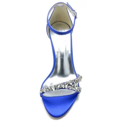 Jewelled Strap Ankle Strap Sandals Middle Heels Satin Wedding Shoes -Ladies Fashion Shoes jewelled strap ankle strap sandals middle heels satin wedding shoes 2 1 1.jpg.mst