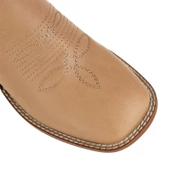 Khaki Heeled Cowboy Boots Flower Embroidery Western Wide Calf Booties -Ladies Fashion Shoes khaki block heel cowboy boots flower embroidery western wide calf booties 4 .jpg.mst