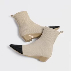 Knit Ankle Boots Wedges Heels Fashion Women's Sock Booties -Ladies Fashion Shoes knit ankle boots wedges heels fashion women s booties 14 1.jpg.mst