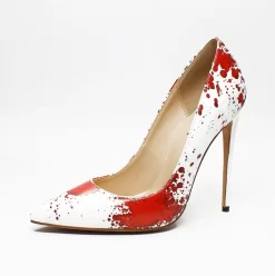 Ladies Scrawl Pumps Stilettos Pointed Toe Party Shoes Heels 5 Inch -Ladies Fashion Shoes ladies scrawl pumps stilettos pointed toe party shoes heels 5 inch 1 2.jpg.mst