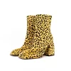 Yellow Square Toe Boots Leopard Print Horsehair Zip Chunky Heel Ankle Boots -Ladies Fashion Shoes leopard print chunky heel square toe boots 8 .jpg.mst