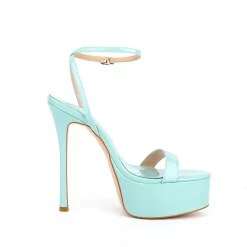 Cyan Patent Leather Platform Heel Stilettos Ankle Strap Heel Sandals -Ladies Fashion Shoes n107 7.jpg.mst