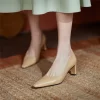 Office Block Heel Leather Pumps Square Toe Court Shoes With Low Vamp -Ladies Fashion Shoes office block heel leather pumps square toe court shoes with low vamp 24 1 1.jpg.mst