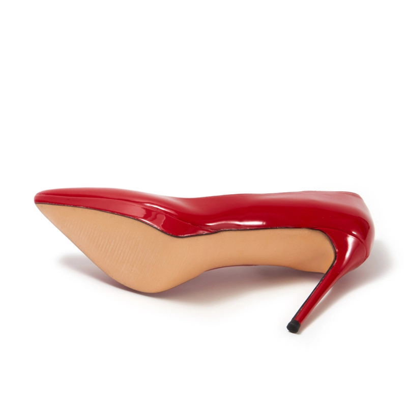 Patent Leather Pointed Toe Platform Stiletto Heels Pumps - Image 9