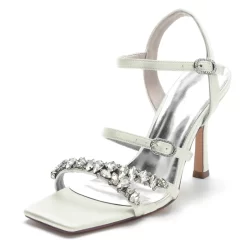 Rhinestone Strap Satin Stiletto Heel Wedding Sandals -Ladies Fashion Shoes rhinestone strap satin stiletto heel wedding sandals 12 1.jpg.mst