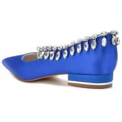 Rhinestone Cross Strap Satin Flats D'orsay Women's Shoes For Dance 23 Rhinestone Cross Strap Satin Flats D'orsay Women's Shoes For Dance -Ladies Fashion Shoes rhinestones cross strap satin flats d orsay shoes 3 1.jpg.mst