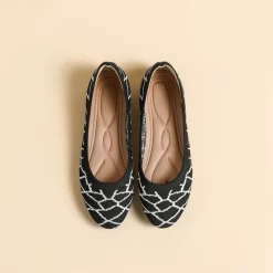 Round Toe Leopard Print Flat Shoes Comfy Walking Women's Flats -Ladies Fashion Shoes round toe leopard print flat shoes comfy walking women s flats 23 1.jpg.mst