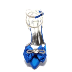 Rhinestone Bow Satin Ankle Strap Pumps Comfortable Mid Heel Wedding Shoes -Ladies Fashion Shoes royal blue rhinestone bow satin ankle strap pumps heel wedding shoes 4 1.jpg.mst