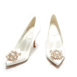 Satin Heeled Pointy Toe Rhinestone Wedding Stiletto Pumps For Women -Ladies Fashion Shoes satin heeled pointy toe crystal wedding pumps 5 2 1.jpg.mst