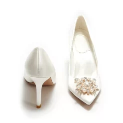 Satin Heeled Pointy Toe Rhinestone Wedding Stiletto Pumps For Women -Ladies Fashion Shoes satin heeled pointy toe crystal wedding pumps 6 1.jpg.mst