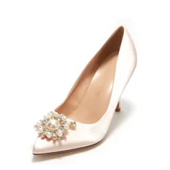 Satin Heeled Pointy Toe Rhinestone Wedding Stiletto Pumps For Women -Ladies Fashion Shoes satin heeled pointy toe crystal wedding pumps 7 1.jpg.mst