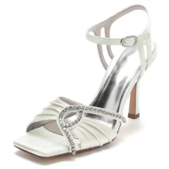 Satin Open Toe Rhinestone Cut Out Stiletto Heel Ankle Strap Sandals -Ladies Fashion Shoes satin open toe rhinestone cut out stiletto heel ankle strap sandals 12 1.jpg.mst